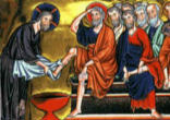Image of Jesus washing his disciples feet