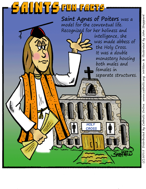 Saints Fun Facts for St. Agnes of Poitiers