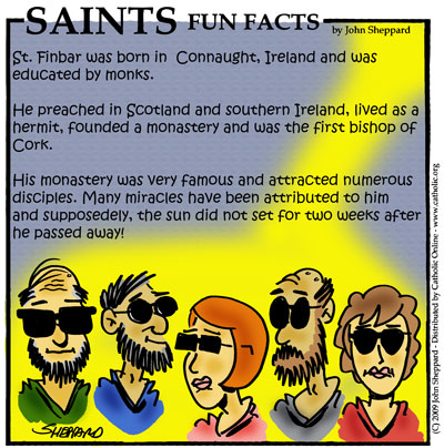 Saints Fun Facts for St. Finbar