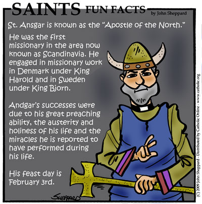 Saints Fun Facts for St. Ansgar